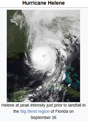 Hurricane Helene made a devastating landfall in Florida's Big Bend region as a powerful Category 4 hurricane