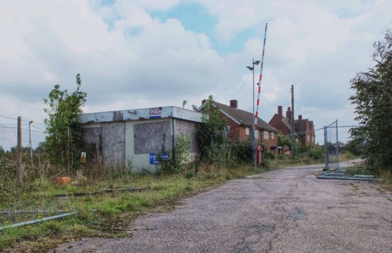 Harris of Elmswell bacon factory derelict many years later