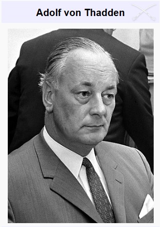 Adolf von Thadden, German politician and possible MI6 agent dies at 75