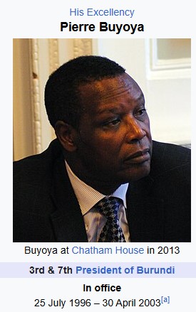 Pierre Buyoya led a military coup
