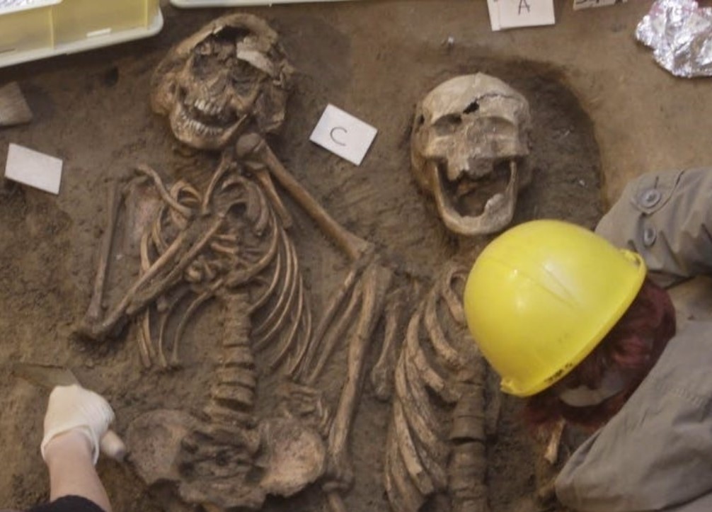 The skeletal remains, later known as 'Kennewick Man' or 'The Ancient One'